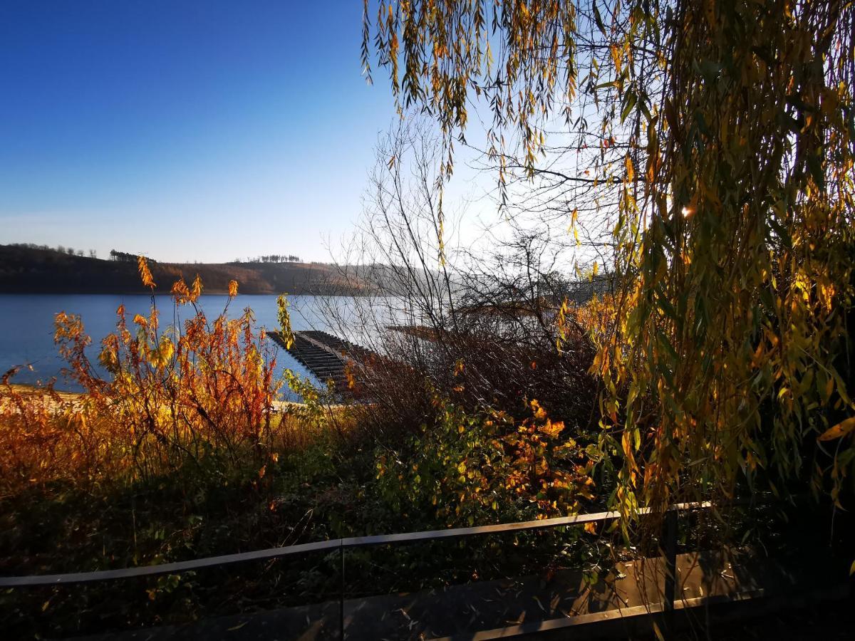 Ferienhaus mit riesen Garten, drei Terrassen, toller Aussicht am Waldrand, auch als Monteur-Wohnung Hemer Exterior foto